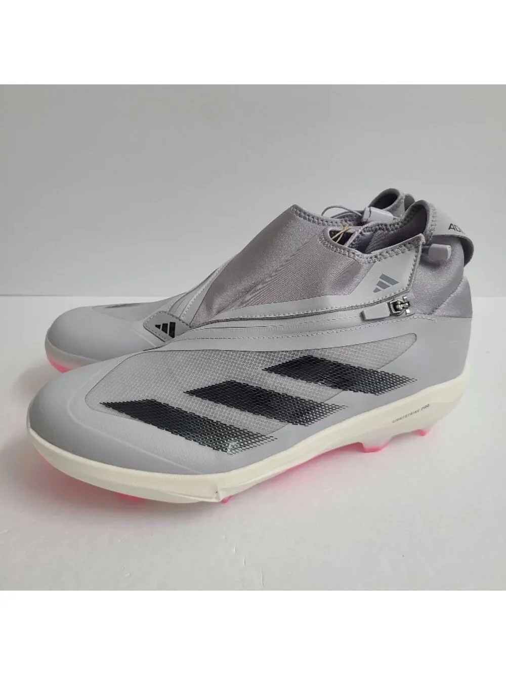 Adidas Adizero Impact+ TPU Baseball Cleats ID0976 Size 11.5 Gray Pink